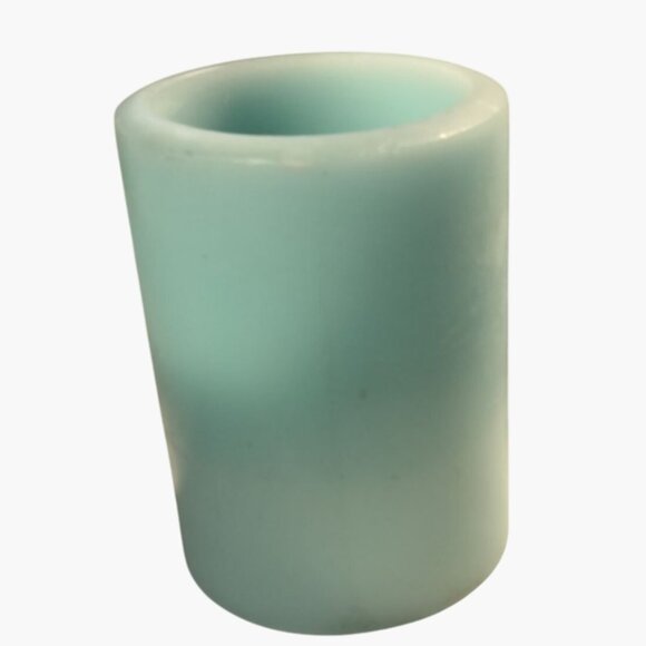 Sylvania Flameless Candle Blue Battery Operated Timer Feature Pillar 4x3 inch - Picture 6 of 11